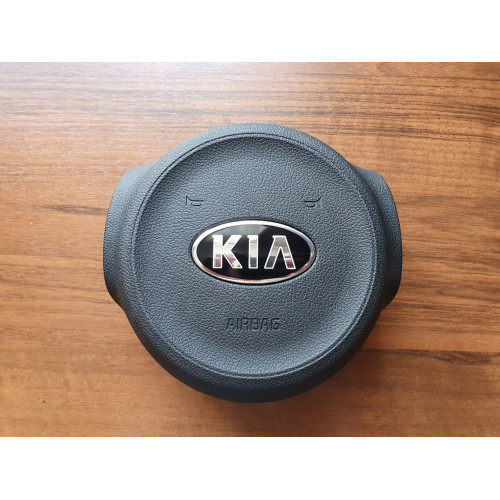 Крышка подушки безопасности Airbag руля Kia Rio 4. www.srs72.ru. 